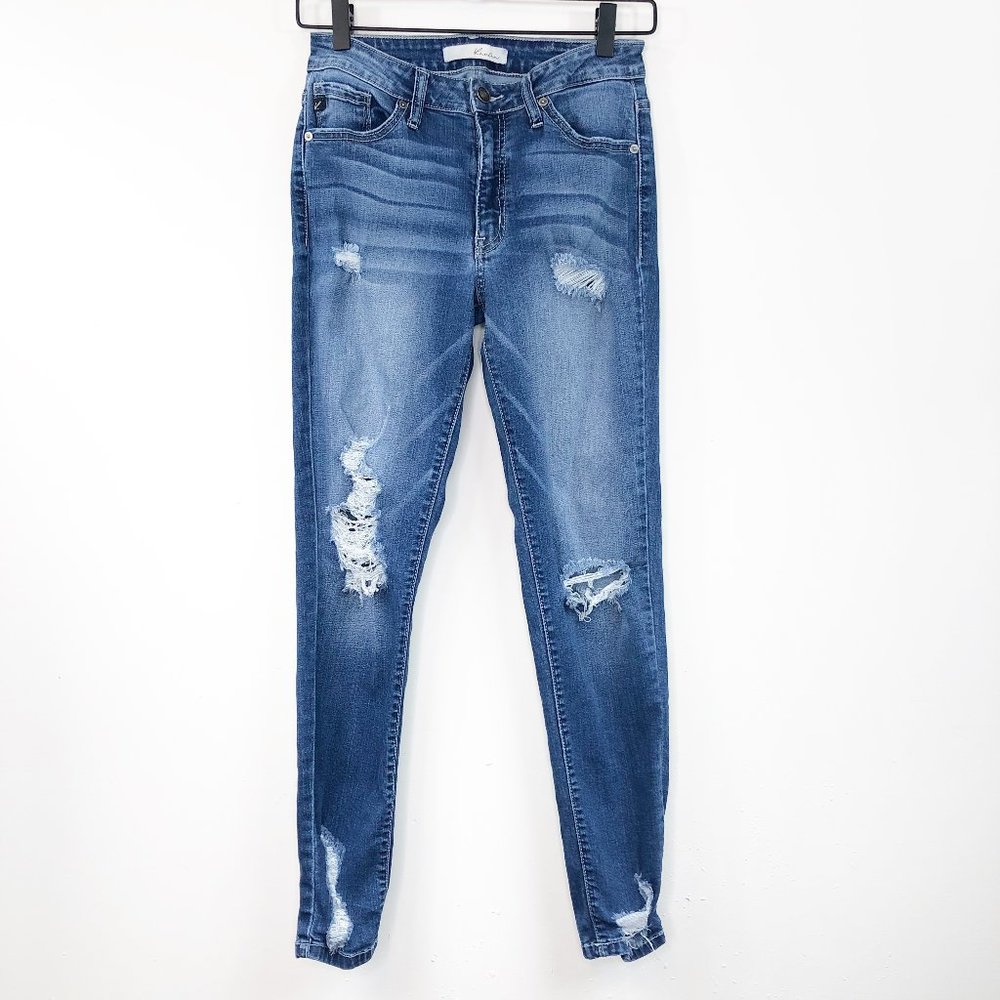 KanCan Women’s 28/9 Distressed Skinny Jeans